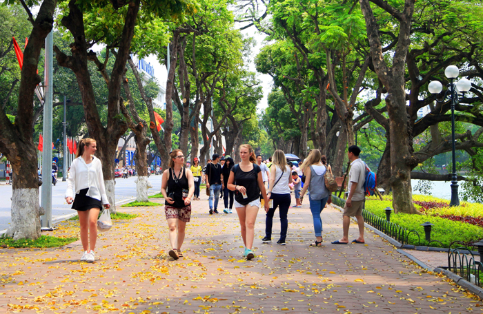 6 reasons making tourists adore walking street around Hoan Kiem lake in  Hanoi tours | IndochinaCharmTours