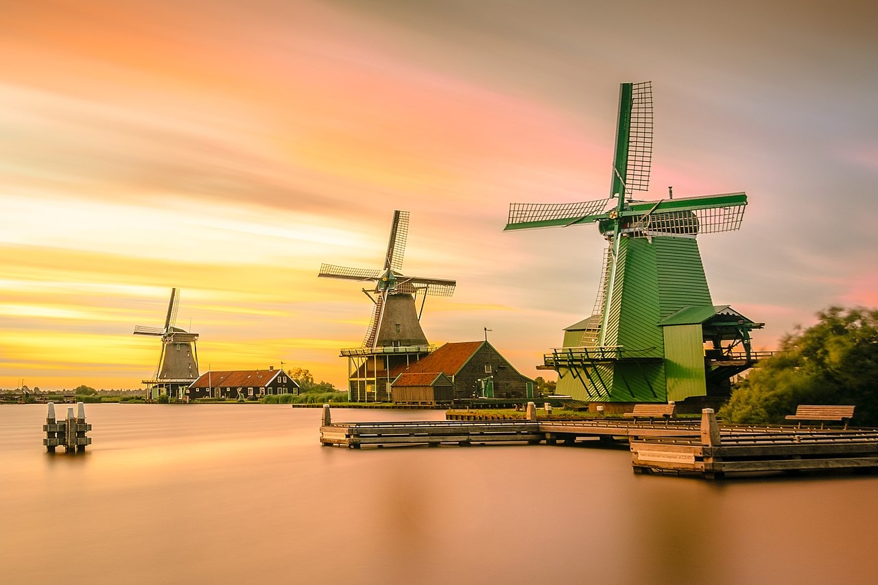 Ngôi làng cối xay gió Zaanse Schans - Saigon Travel