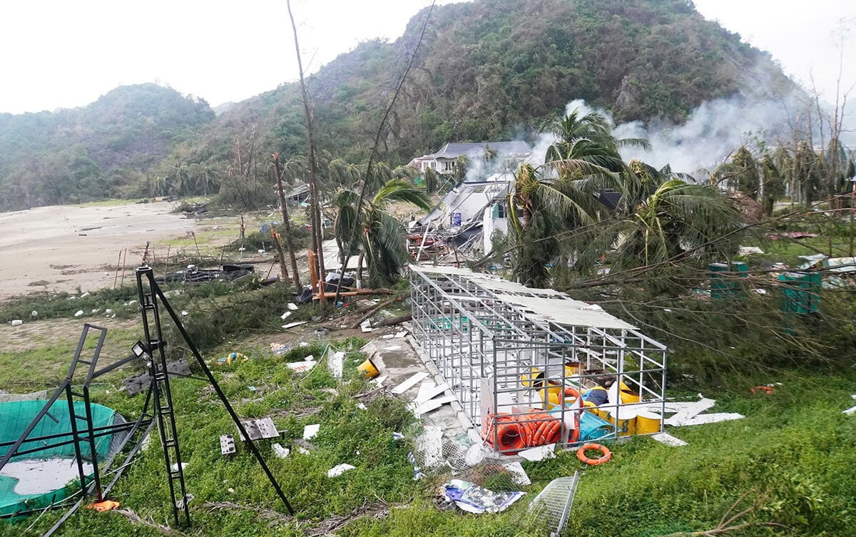 Khu du lịch Cát Bà tan hoang, nhiều tiểu thương trắng tay sau bão Yagi